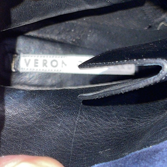 Veronica Beard Women’s Blue Suede and Black Leather Booties Size 39/9 - Picture 10 of 10